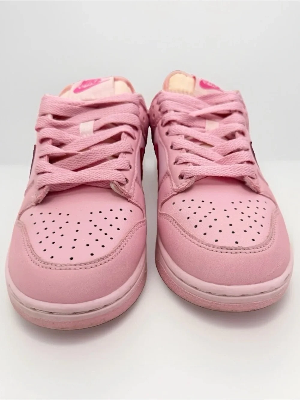 Nike Dunk Low Triple Pink GS Youth Size 5.5Y Women 7 DH9765-600 Sneakers